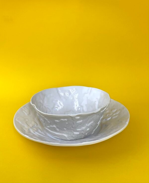 ensemble bol et assiette creuse